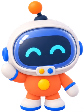 Robot StarJar trong trang phục vũ trụ